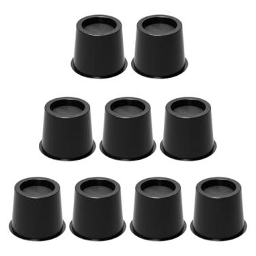 Imagem de DimyFew Cama risers elevadores de cama risers anti risco móveis quadro elevador antiderrapante elevadores redondos para mesa armário sofá mesa, 9 Unidades