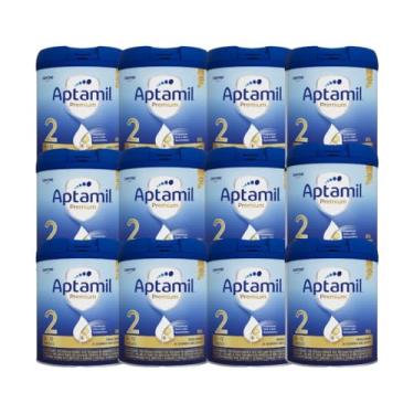 Imagem de Fórmula Infantil Aptamil Premium 2 800g - Kit 12 latas