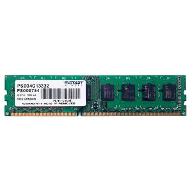 Imagem de Memória RAM Patriot Signature 4GB DDR3 1333MHZ PSD34G13332
