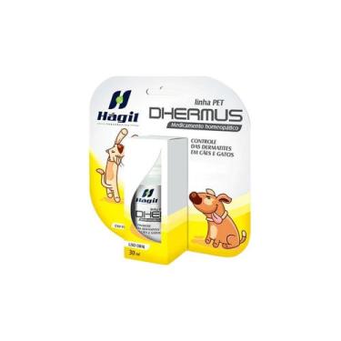 Imagem de Dhermus 30ml Homeopatia  Controle De Dermatites Cães-gatos - Hágil Ter