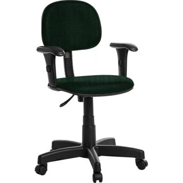 Imagem de Cadeira De Escritório Secretaria Com Braço Rcp Cor Verde