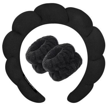 Imagem de Conjunto de Bandanas e Pulseiras de Spa Zkptops para Mulheres