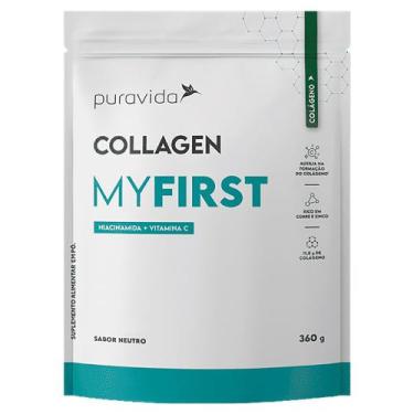 Imagem de Collagen Puravida Myfirst Sabor Neutro Sachê 360g