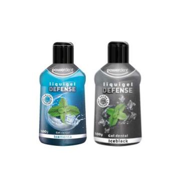 Imagem de Gel Dental Powerdent Natural Black 100g, Ice Black (2572)