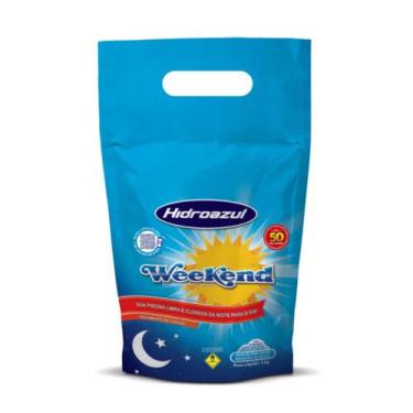 Imagem de Desinfetante Weekend 4kg Piscinas Trata Água Verde HidroAzul - Geral