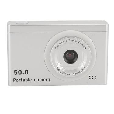 Imagem de Câmera Digital, Câmera Compacta de 40MP Automaticamente Zoológico Digital para Estudantes para Selfie (Cinza prateado)