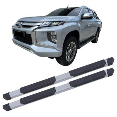 Imagem de EStribo New Triton 2022 2023 2024 Tubular Extreme Prata - C&K