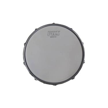 Imagem de Caixa Bateria Phx Music 14X8 Madeira Cromado Pele Cristal