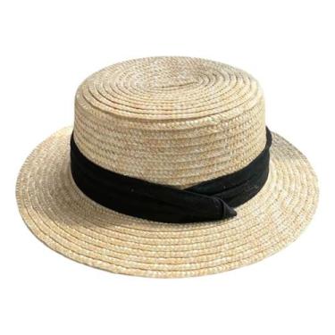 Imagem de Chapéu Feminino D Palha Sintética Moderno Casual Praia Verão - Alwy, P