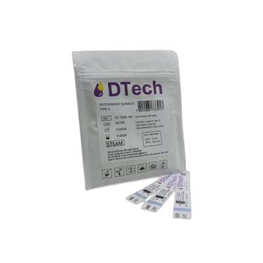 Imagem de Indicador químico classe 5 autoclaves 25 Un  D Tech