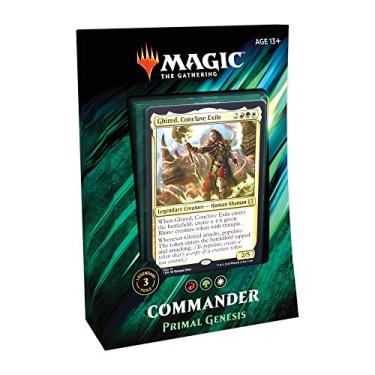 Imagem de Magic: The Gathering Commander 2019 Primal Genesis Deck | 100-Card Ready-to-Play Deck | 3 Foil Commanders