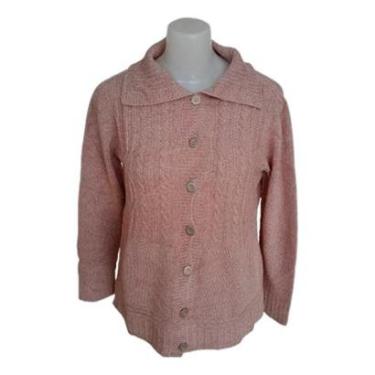 Imagem de Suéter Blusa De Frio Plus Size Tricot Mousse Premium Linda-Feminino