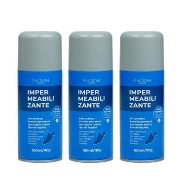 Imagem de Kit com 3 Impermeabilizantes de Calçados - Palterm