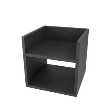 Imagem de Cabeceira suspensa mdf com mesa prateleira e nicho 30x30cm - SignMaq, 