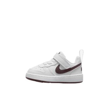 Imagem de Nike Tênis infantil Court Borough Low Recraft (HM6300-480, Game Royal/Branco/Preto), Branco/Borgonha Crush, 16