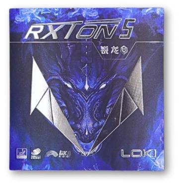 Imagem de Borracha Rxton 5 Profissional Tênis de Mesa (preta)