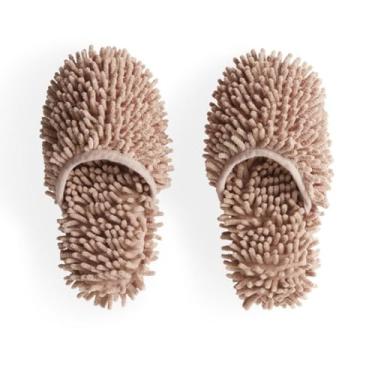 Imagem de Vaveren Limpeza de piso Selppers de poliéster versátil sujeira sujeira de sujeira de lamentações limpador de placa base para pó de cozinha em casa , Marrom