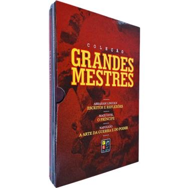 Imagem de Box Coleção Grandes Mestres: Abraham Lincoln, Maquiavel e Napoleão