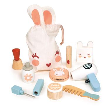 Imagem de Kit de maquiagem para salão de beleza com tema Mentari Bunny para crianças de 3 anos ou mais
