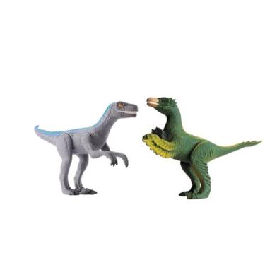 Imagem de Kit Dinossauros do Jurássico - Velociraptor e Dinonico - Pronta entreg