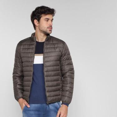 Imagem de Jaqueta Puffer Hering Masculina, Chumbo, P