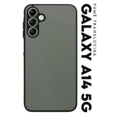 Imagem de Case Anti Impacto Acrílico Translucida Fumê Protetora para Galaxy A14 