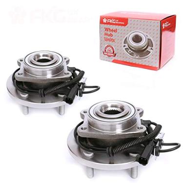 Imagem de FKG 513273 Conjunto de cubo de rolamento da roda dianteira adequado para Chrysler Town & Country 2008-2016, Dodge Grand Caravan 2008-2016, VW Routan 2019-2014, 5 porcas W/ABS conjunto de 2