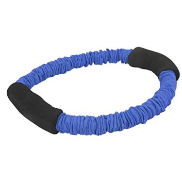 Imagem de Faixa de treinamento de arco e flecha para iniciantes recurvos e compostos, exercitador portátil de látex que cria força e corrige movimentos (azul 11,3 kg)