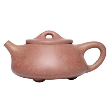 Imagem de Bule de chá de barro roxo original mina, flor de pêssego, butique, conjunto de chá de kung fu, tamanho pequeno, bule de chá, bolha, roxo, roxo, areia, infusor de chá