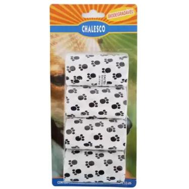 Imagem de Refil de Saquinhos Sacola Cata caca Chalesco com 4 rolinhos - Refil Sa