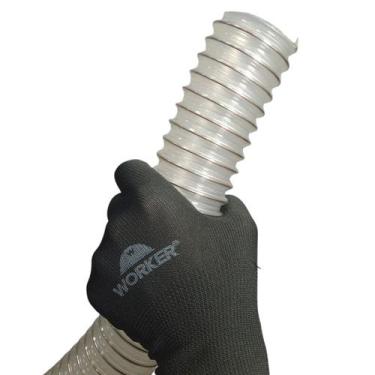 Imagem de Rolo de 15 Metros de Mangueira Vácuo Ar PU Cobreado 2 Polegadas Borrac