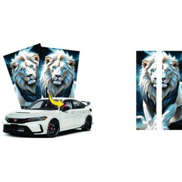 Imagem de Adesivo Personalizado Para Coluna Porta Carro Decorativo 008 - Resitan
