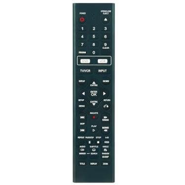 Imagem de Controle remoto de substituição 6711R1P081V compatível com combo de DVD/VCR LG XBV713 XBV613