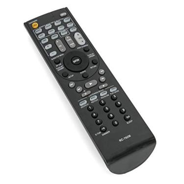 Imagem de Controle remoto de substituição RC-762M compatível com receptor AV ONKYO SKF-380R SKC-380 SKR-380L SKR-380R SKW-380 HT-R280 HT-R290 HTR380 HT-R390 HT-R538 HT-RC230 HT-S33000 HT-S3 400 TX-SR308 HT-R280