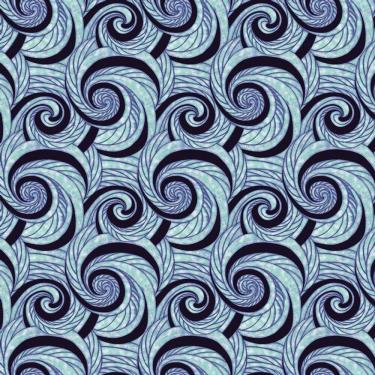 Imagem de Papel De Parede Espiral Com Cores Azul Adesivo Sala Quarto