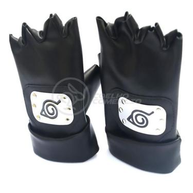 Imagem de Luvas De Couro Kakashi Hatake Sensei Ninja Que Copia Naruto