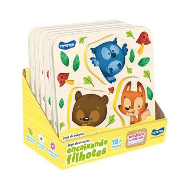 Imagem de Jogo Encaixando Filhotes Da Floresta - Toyster