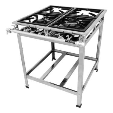 Imagem de Fogão 4 Bocas Misto 430 Baixa Pressão - infinity grill