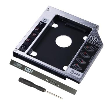Imagem de ThtRht Suporte Para Unidade Óptica Em Disco Rígido, Gabinete 2º Hdd Ssd, Porta Sata Universal De 9,5 Mm, Adaptador, Conversor E Bandeja Laptop Dell Sff Hp, Reprodutor Interno Dvd, Cd, Ram Rom
