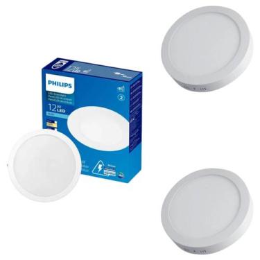 Imagem de 3 Painel Plafon Led 12w Philips Embutir 3000k Quente Bivolt