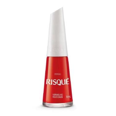 Imagem de Esmalte Risqué Cremoso 8 ml Vermelho Felicidade