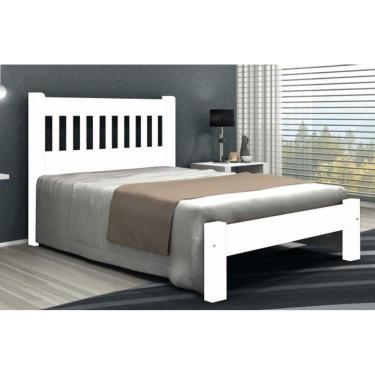 Imagem de Cama Queen Size Pérola de Madeira Maciça Tauari