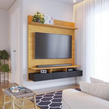 Imagem de Painel para TV até 60 Polegadas Studio Nature e Preto - Imcal