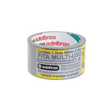 Imagem de Fita Silver Tape Adelbras 48mmX5mts Amarela, Prata