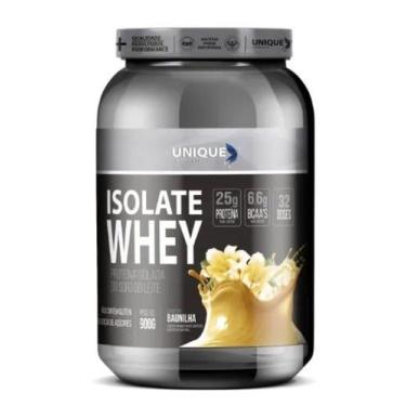 Imagem de Isolate Whey 900g Sabor Baunilha Unique Nutrition