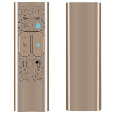Imagem de RETROSUN Controle remoto do ventilador de substituição para Dyson Pure Humidify + ventilador de torre fria PH01 PH02 PH03 PH04 PH3A (Cor: Ouro)