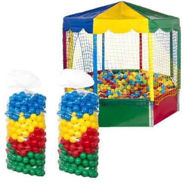 Imagem de Kit Piscina de Bolinhas 2,00m 1000 Bolinhas - Rotoplay Brinquedos 