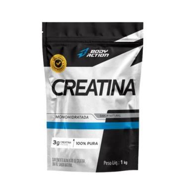 Imagem de Creatina Monohidratada Refil 1kg 100% Pura Bodyaction