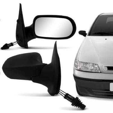 Imagem de Par Retrovisor Palio Fire 2001 2002 2003 C/ Controle 2 Portas - Univer