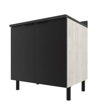 Imagem de Balcão Duplo Bartira Rubi com 2 Portas, 1 Prateleira e 80,1cm de Largura